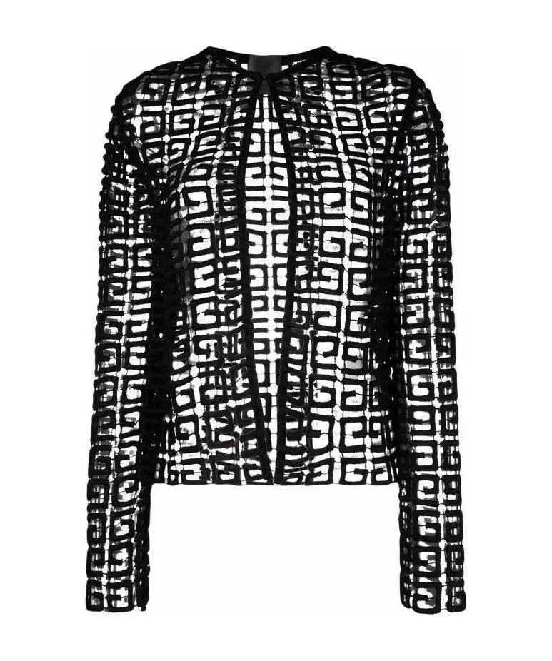4G Guipure Cardigan Jacket