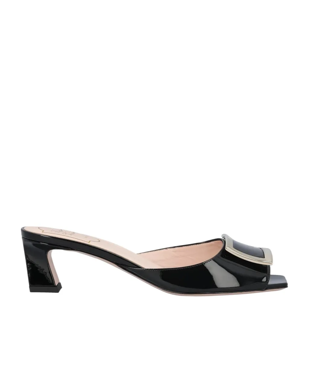 Roger Vivier Logo Engraved Slip-On Mules