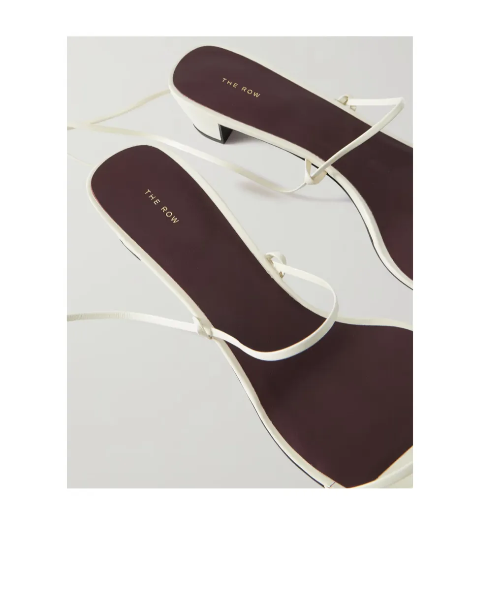 Graphic High-Heeled Sandals