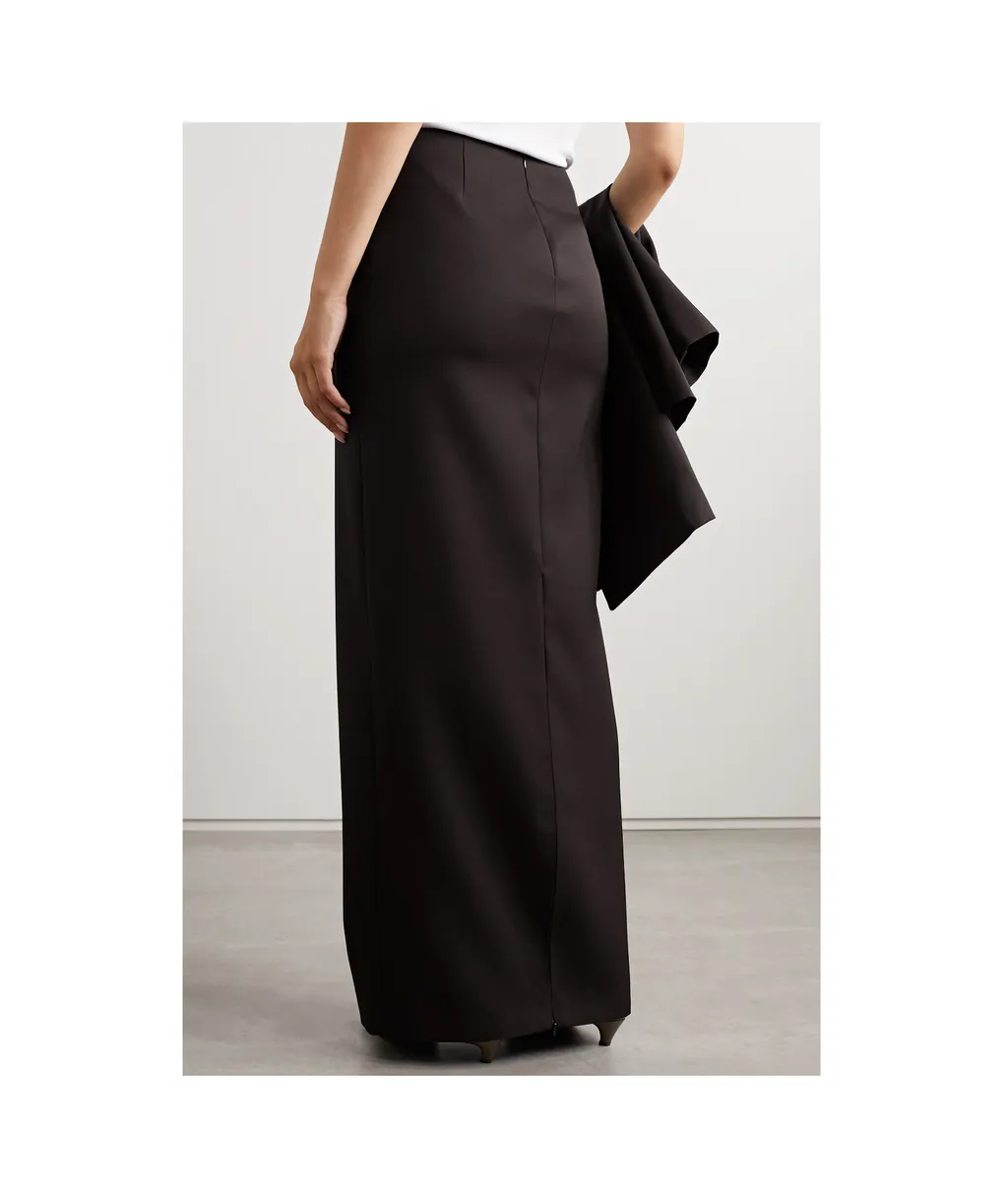 Bartelle Wool Extra-Long Skirt