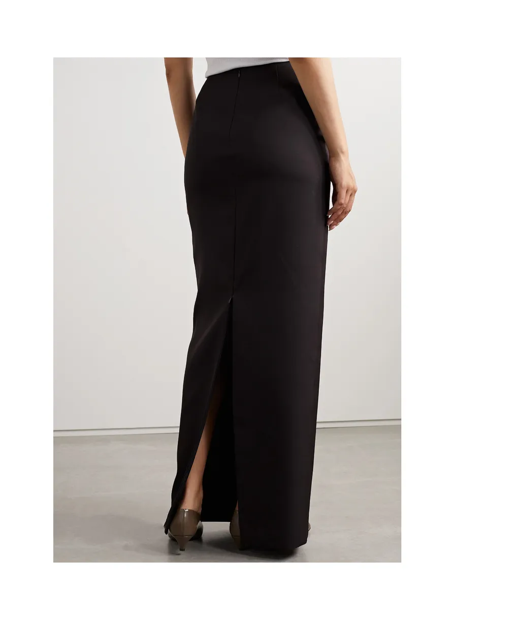 Bartelle Wool Extra-Long Skirt