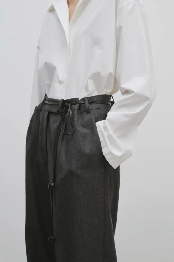 Roan High-Waist Wide-Leg Trousers