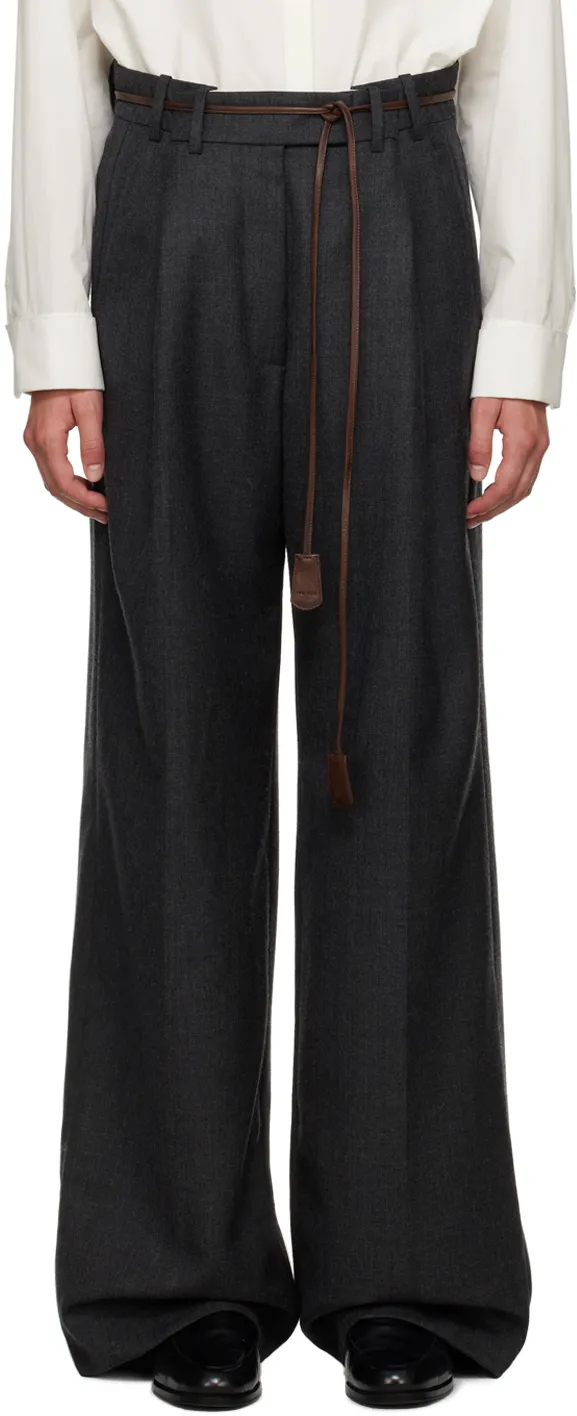 Roan High-Waist Wide-Leg Trousers