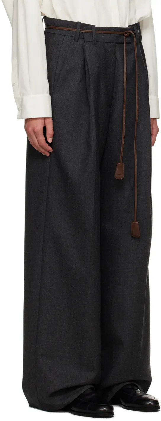 Roan High-Waist Wide-Leg Trousers