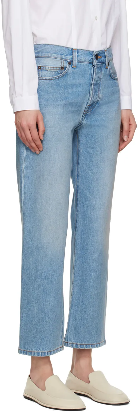 Mid-Waist Five-Bag Jeans