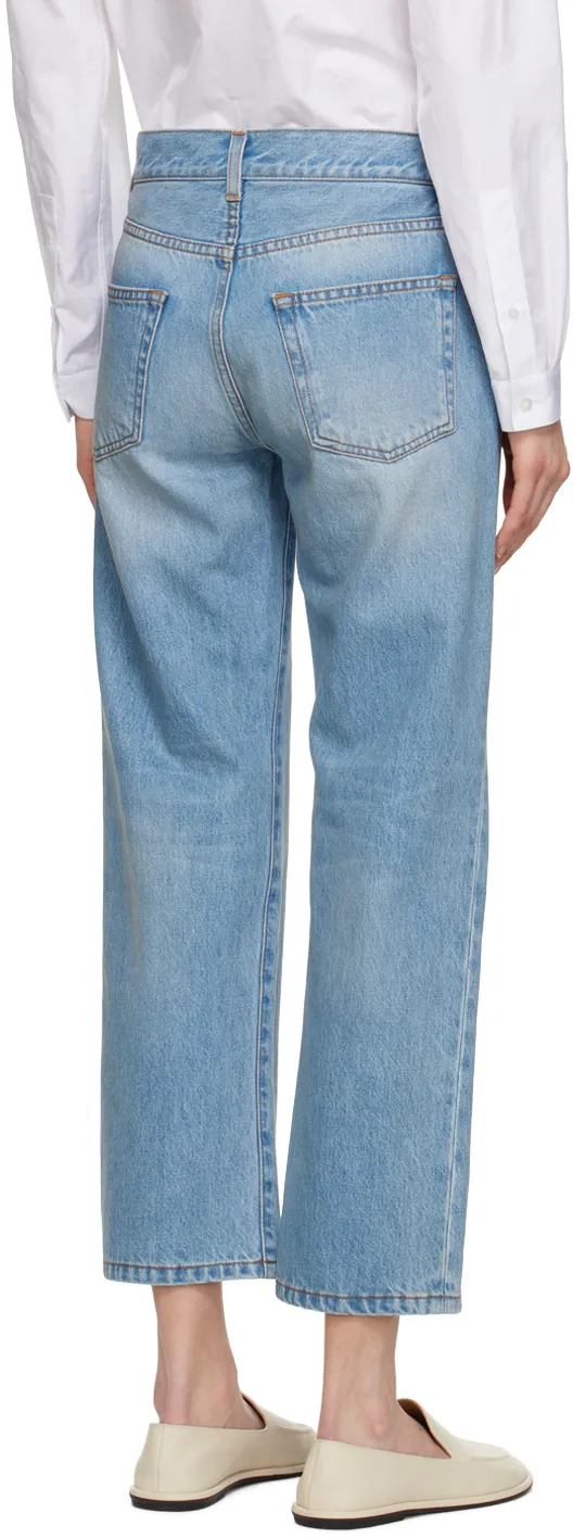 Mid-Waist Five-Bag Jeans