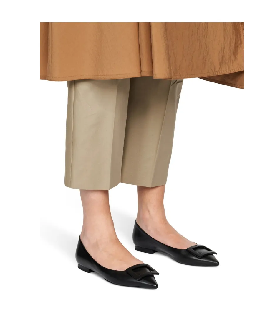 Roger Vivier Gommettine Pointed-Toe Flat Shoes