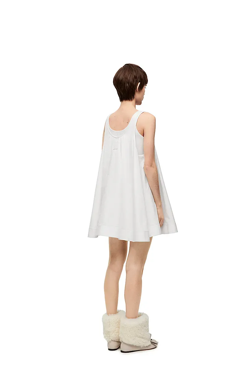 Trapeze Dress In Cotton