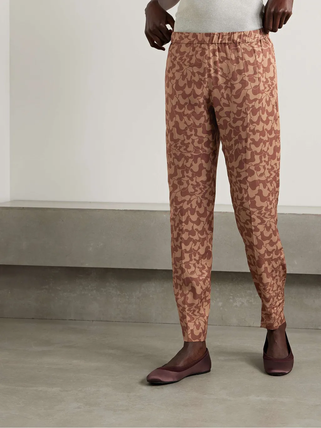 Patterned Casual Pants