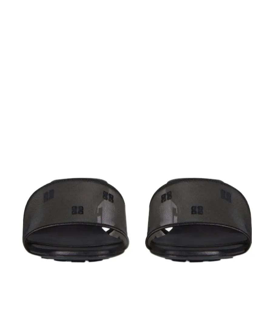 G Cube Mules In 4G Transparent Mesh