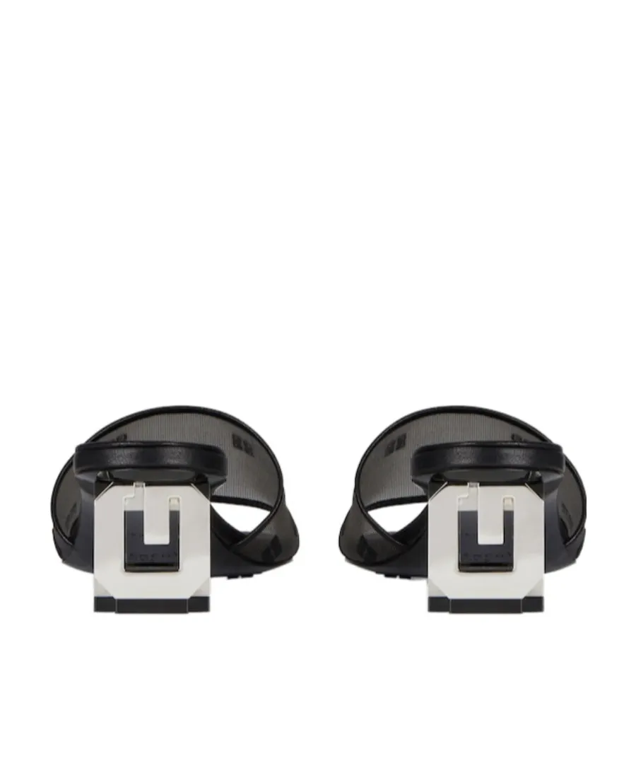 G Cube Mules In 4G Transparent Mesh
