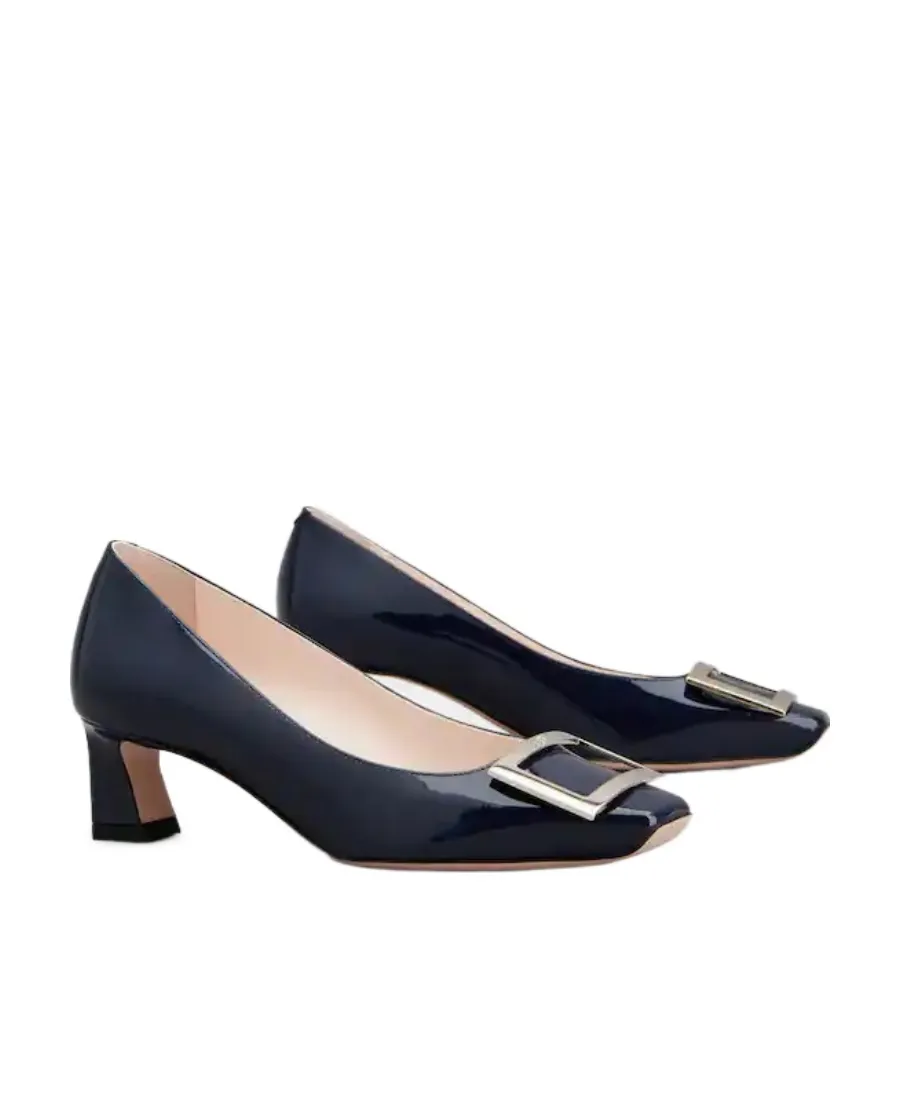 Roger Vivier Trompette Embellished Buckle Pumps