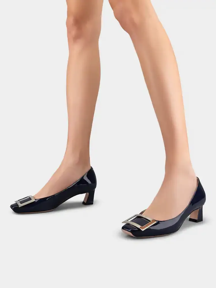 Roger Vivier Trompette Embellished Buckle Pumps