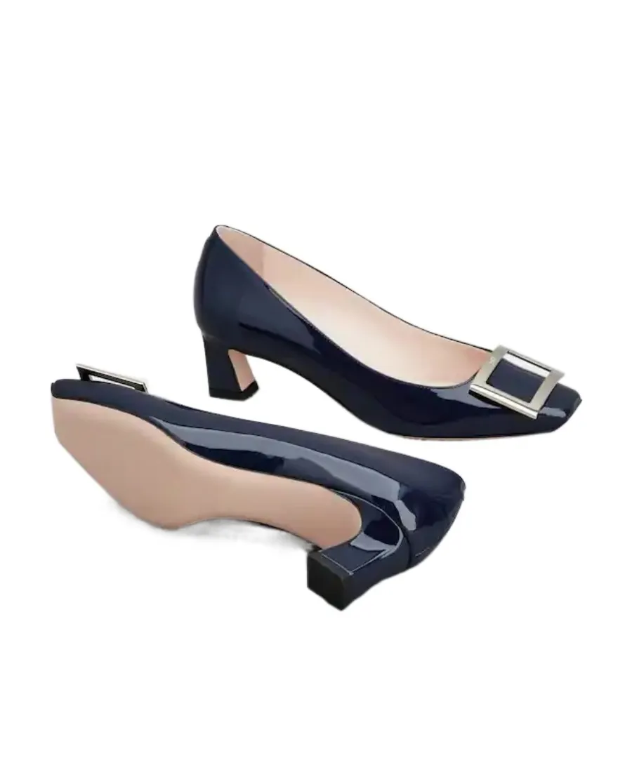 Roger Vivier Trompette Embellished Buckle Pumps