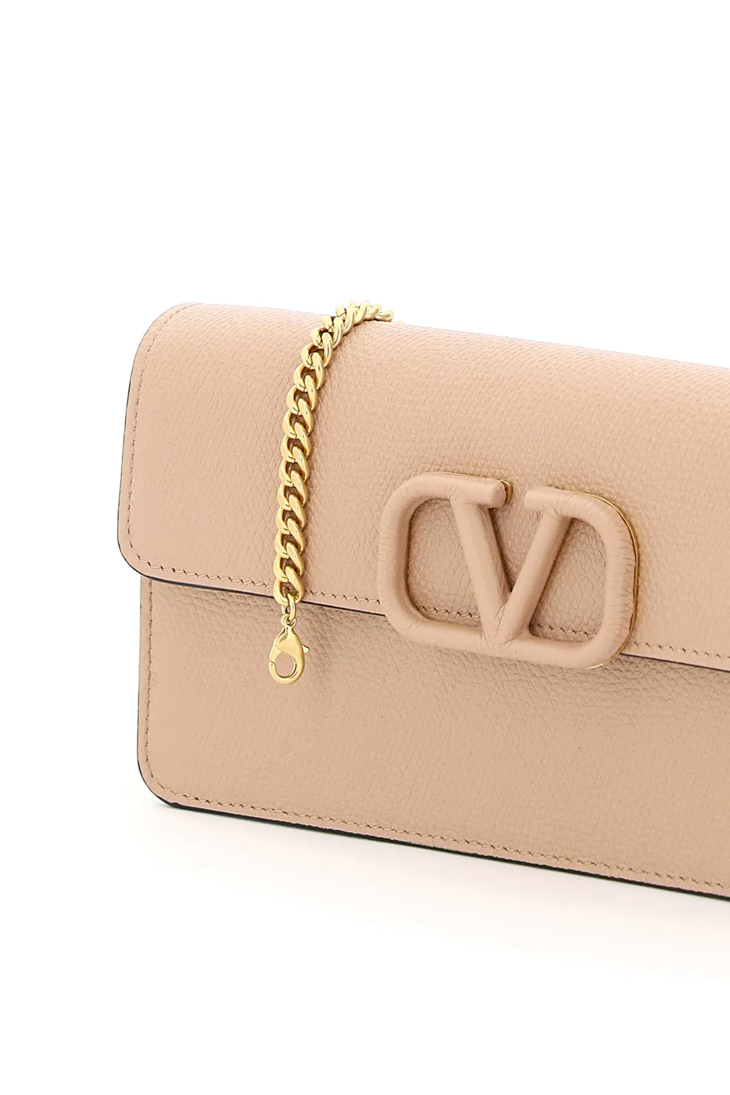 Valentino Vlogo Signature Foldover Top Clutch Bag