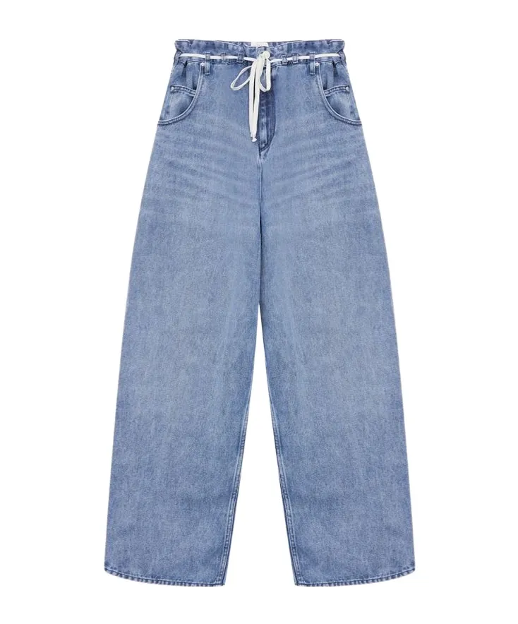 Isabel Marant Jordy Wide-Leg Drawstring Trousers