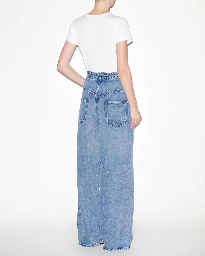 Isabel Marant Jordy Wide-Leg Drawstring Trousers