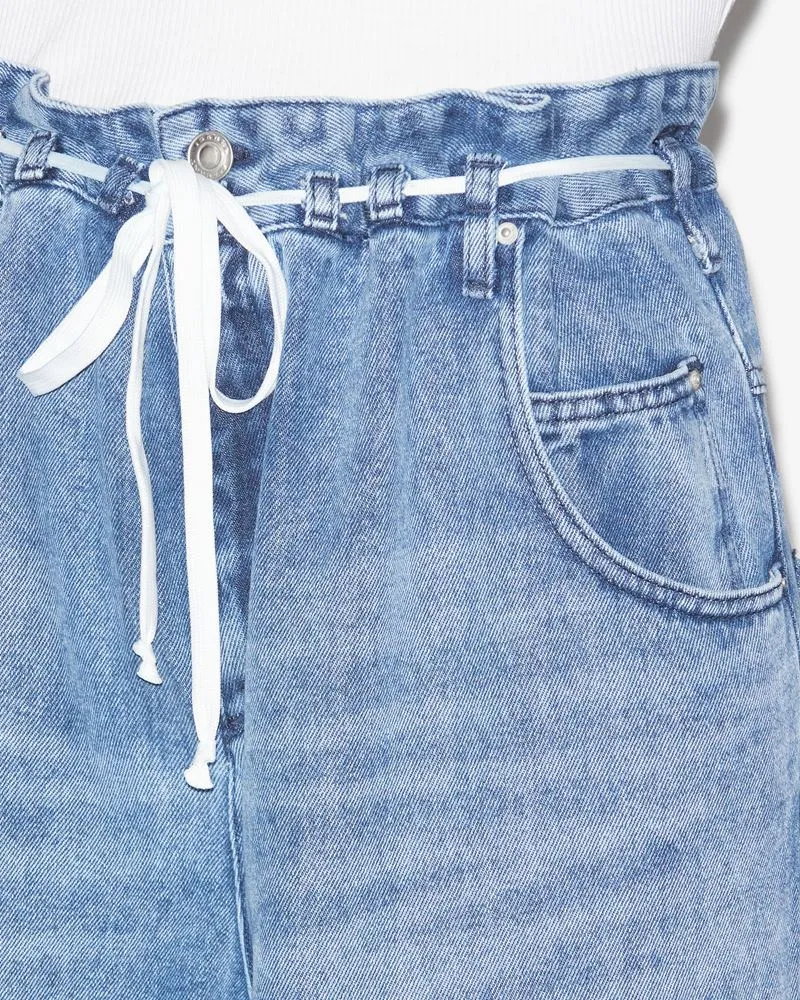Isabel Marant Jordy Wide-Leg Drawstring Trousers