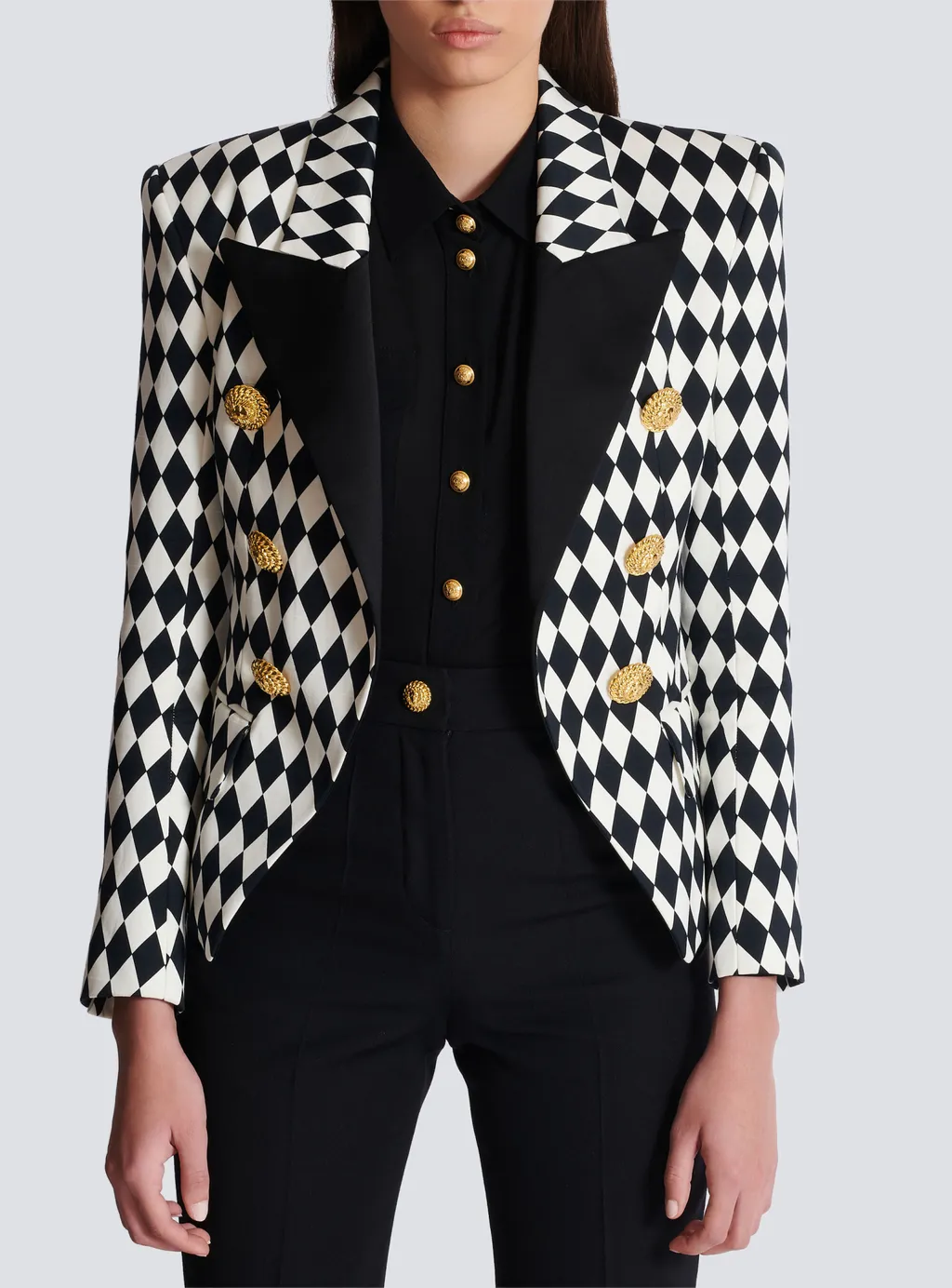 Balmain 6-Button Diamond Jacket