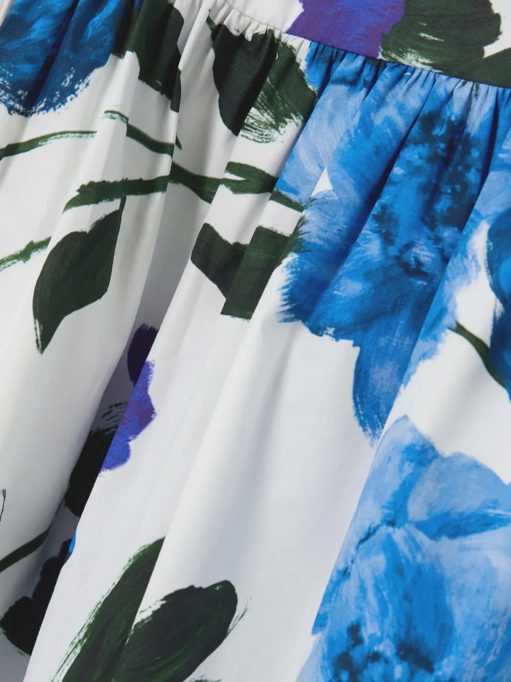 Floral-Print Cotton Minidress
