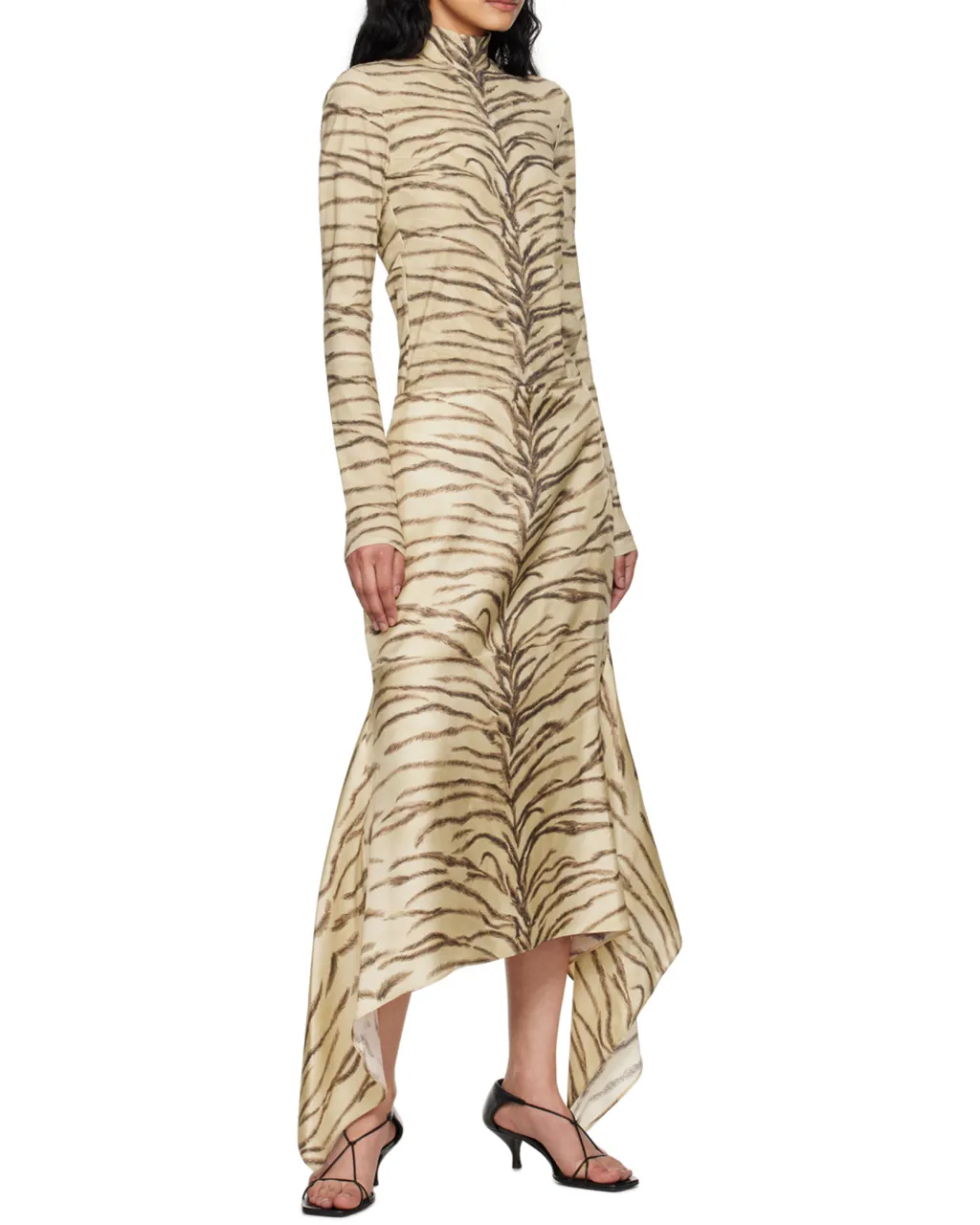 Asymmetrical Ruffled Skirt