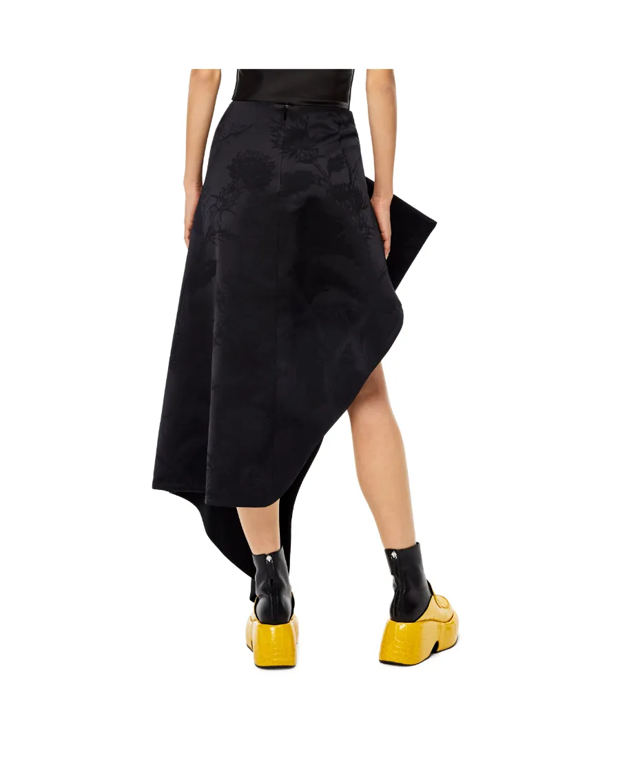 Jacquard Asymmetrical Skirt