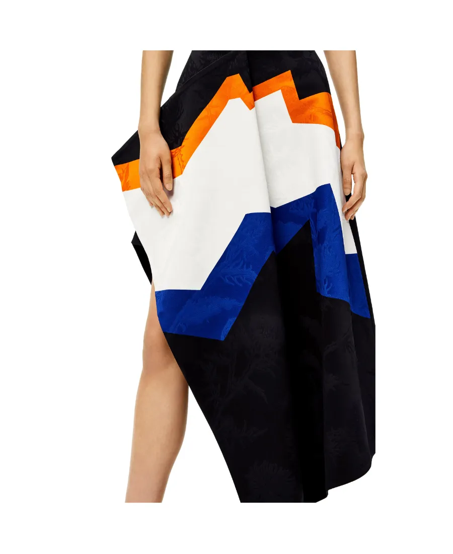 Jacquard Asymmetrical Skirt