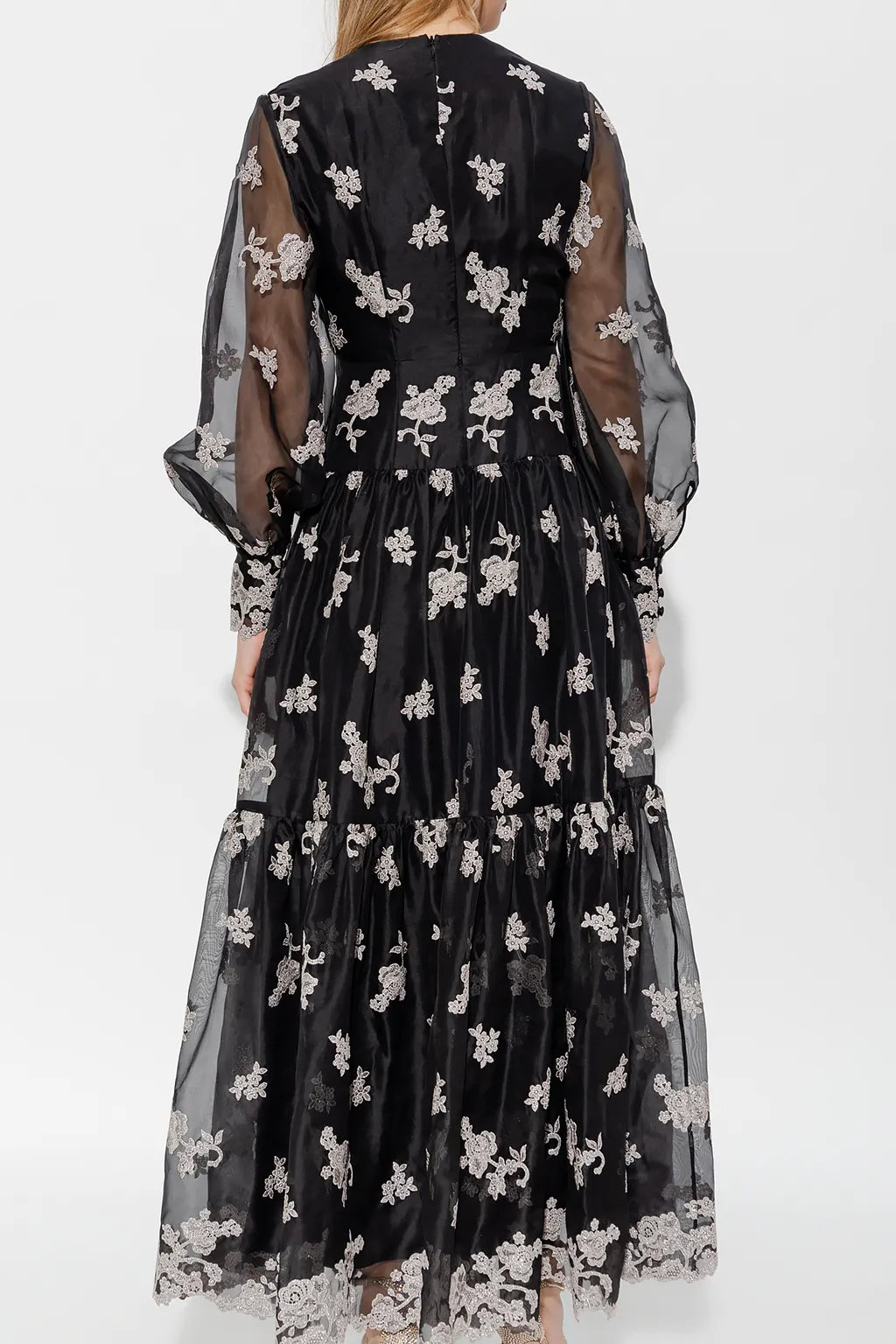 Tabetha Embroidered Organza Maxi Dress