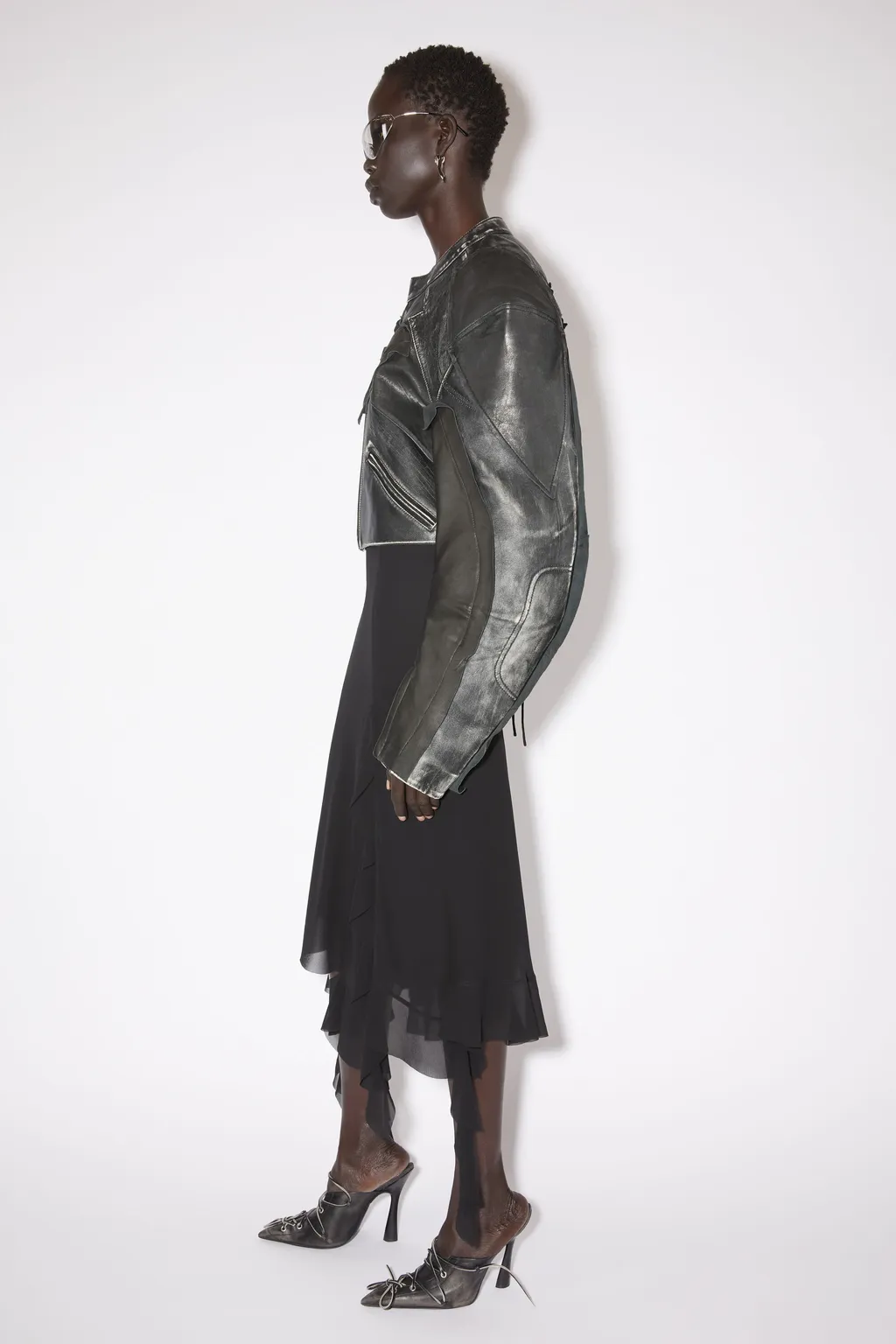 Patchwork Leather Jacket