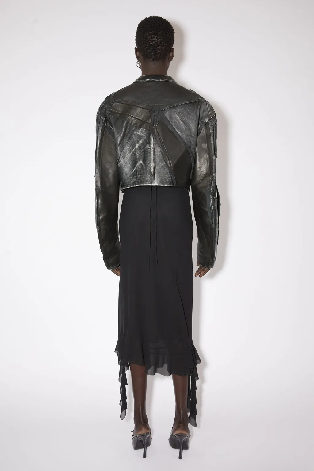 Patchwork Leather Jacket