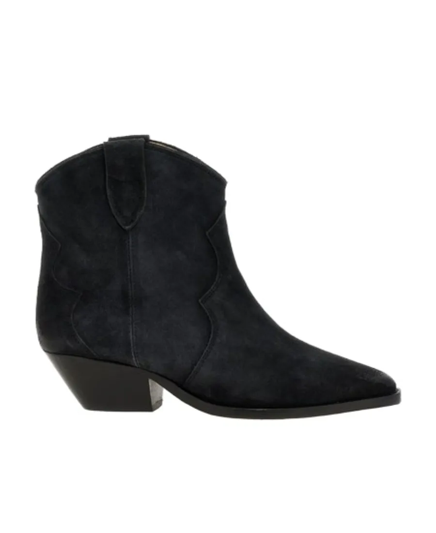 Thick-Heeled Boots