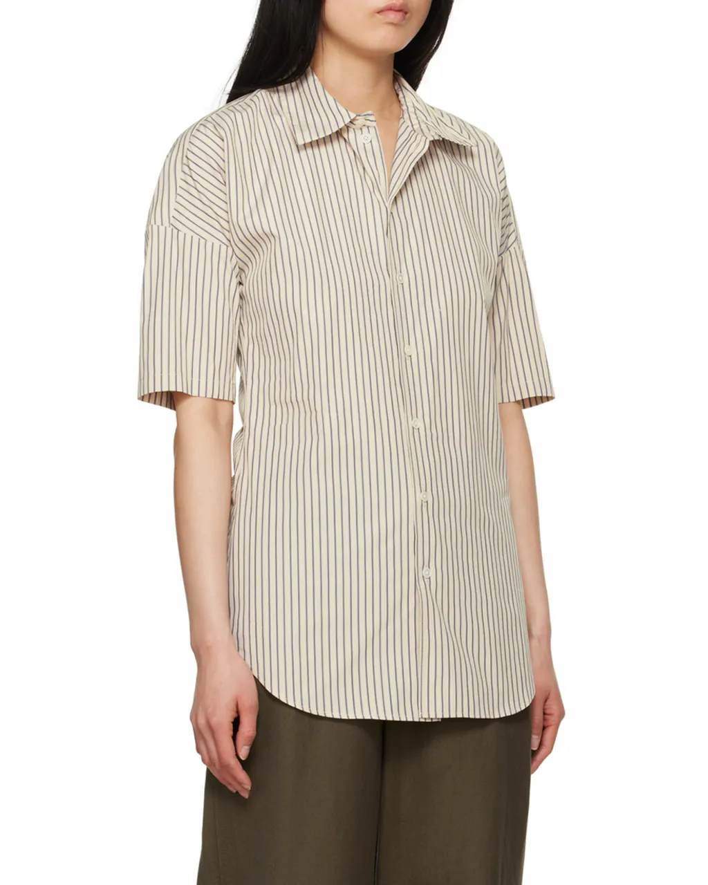 Striped Short-Sleeved Shirt