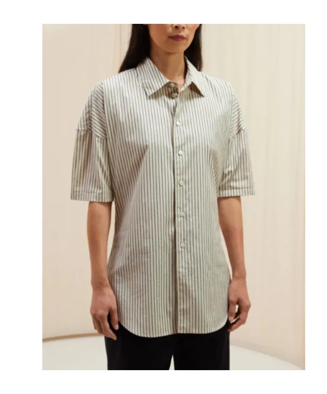 Striped Short-Sleeved Shirt