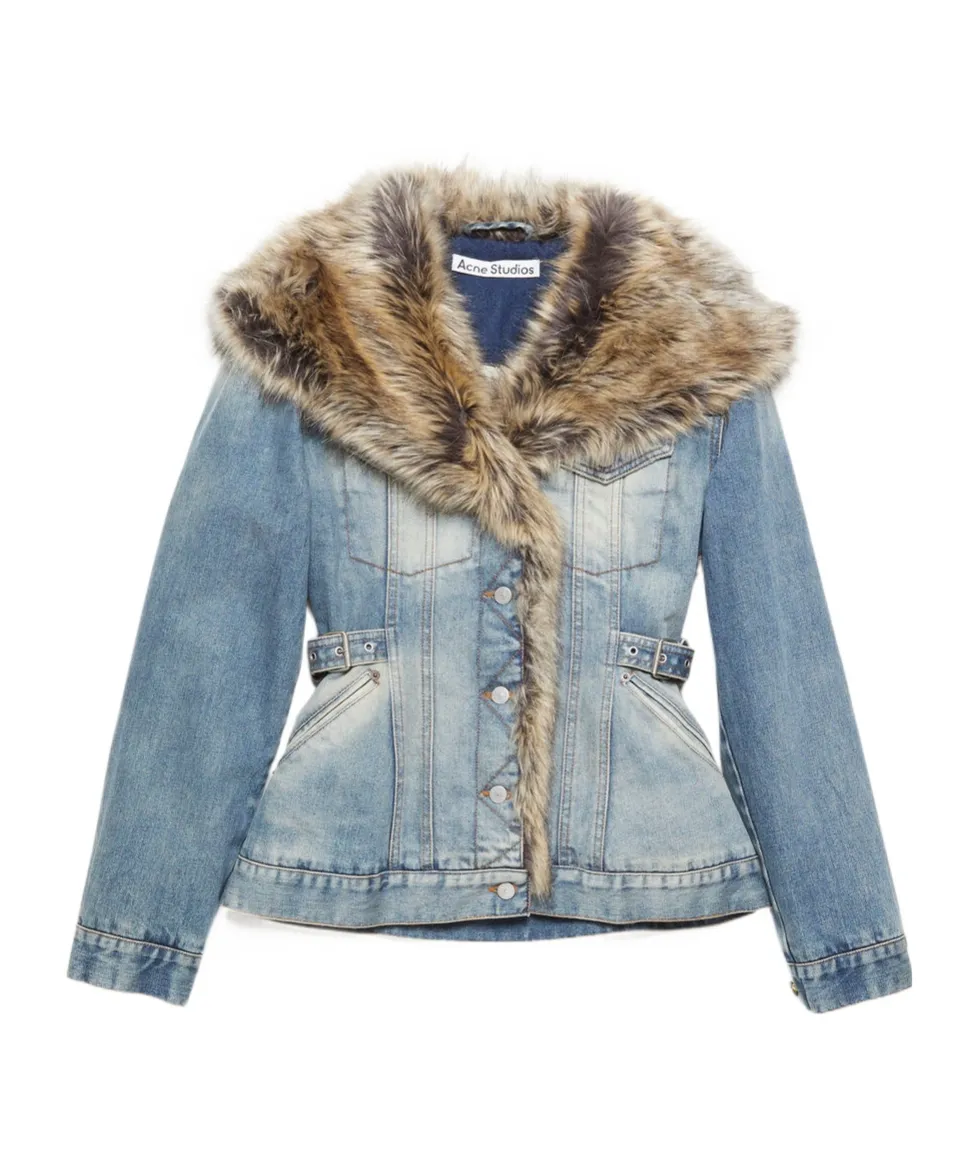 Sailor-Collar Denim Jacket
