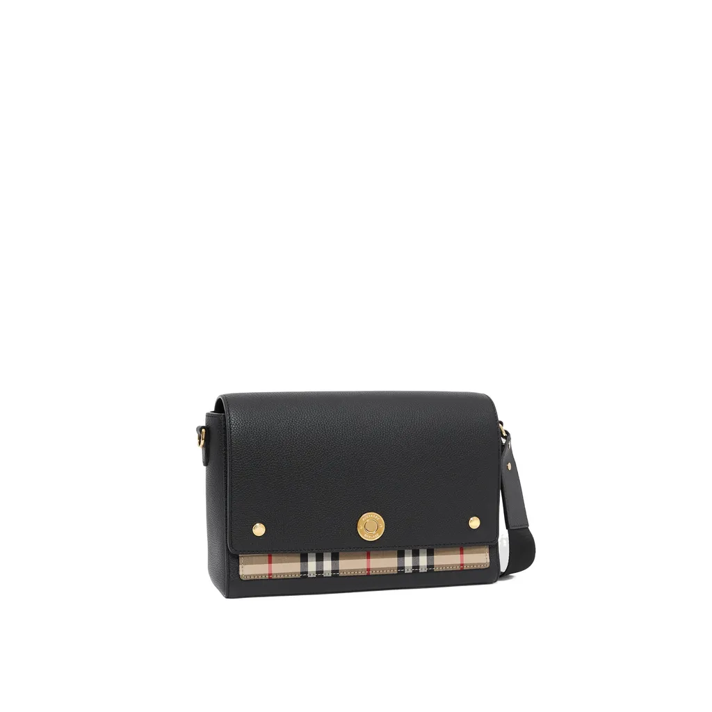 Burberry Vintage Checked Note Crossbody Bag