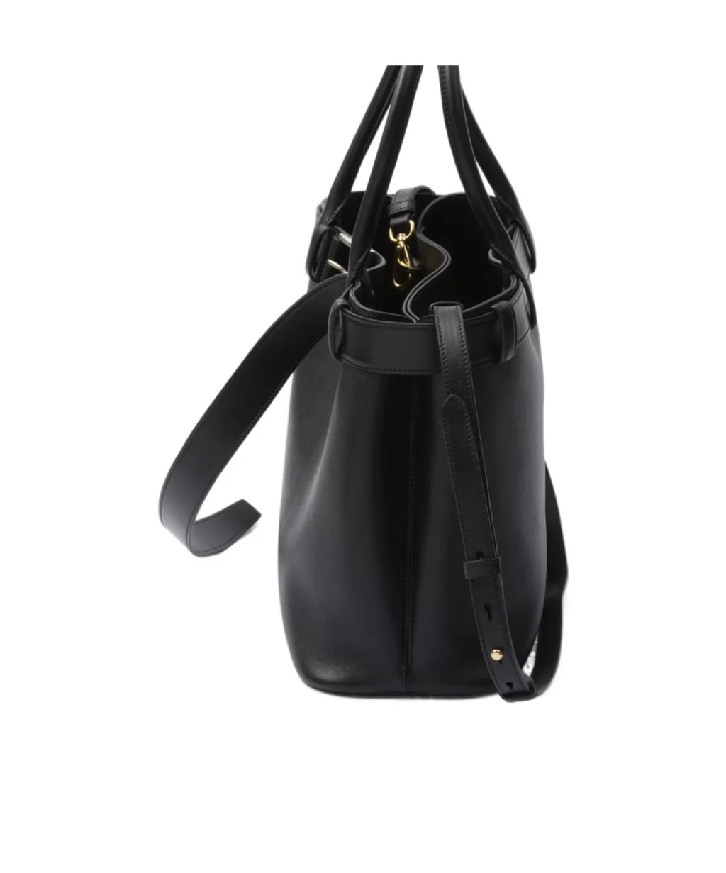 Prada Open-Top Large Belted Handbag