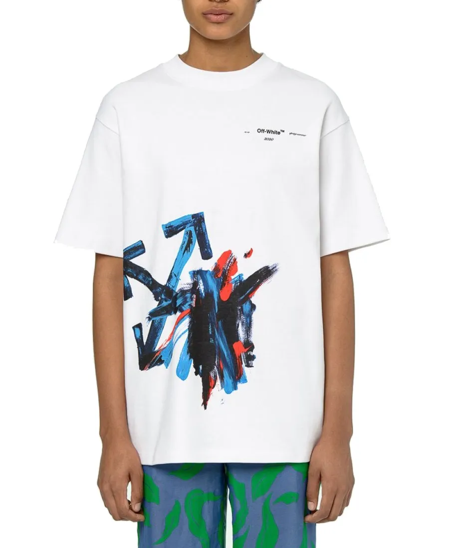 Oversized Brushstroke Arrow T-Shirt