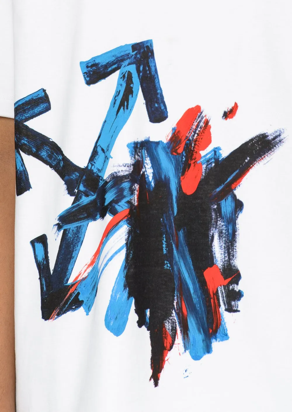 Oversized Brushstroke Arrow T-Shirt