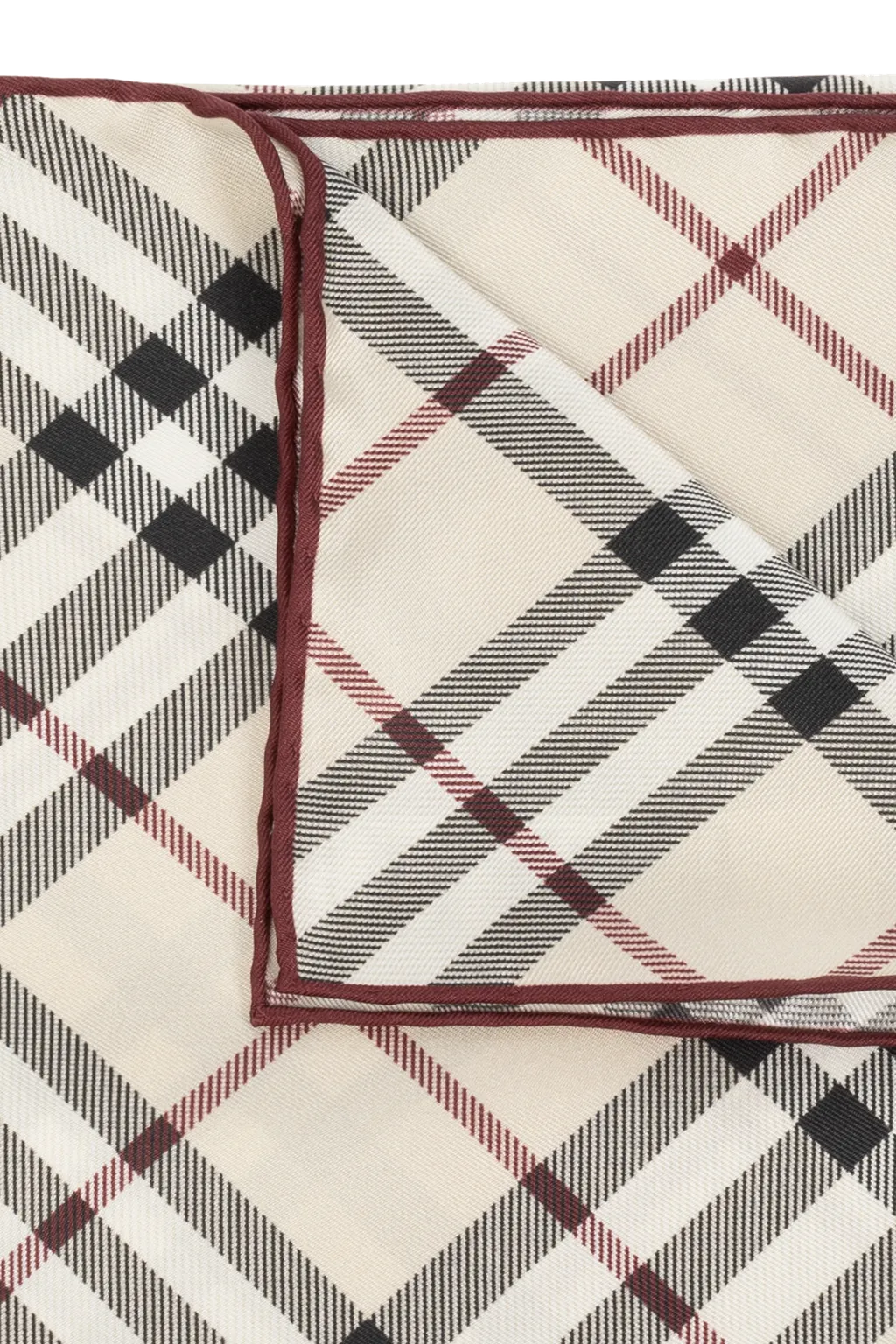 Burberry Check Printed Square Scarf