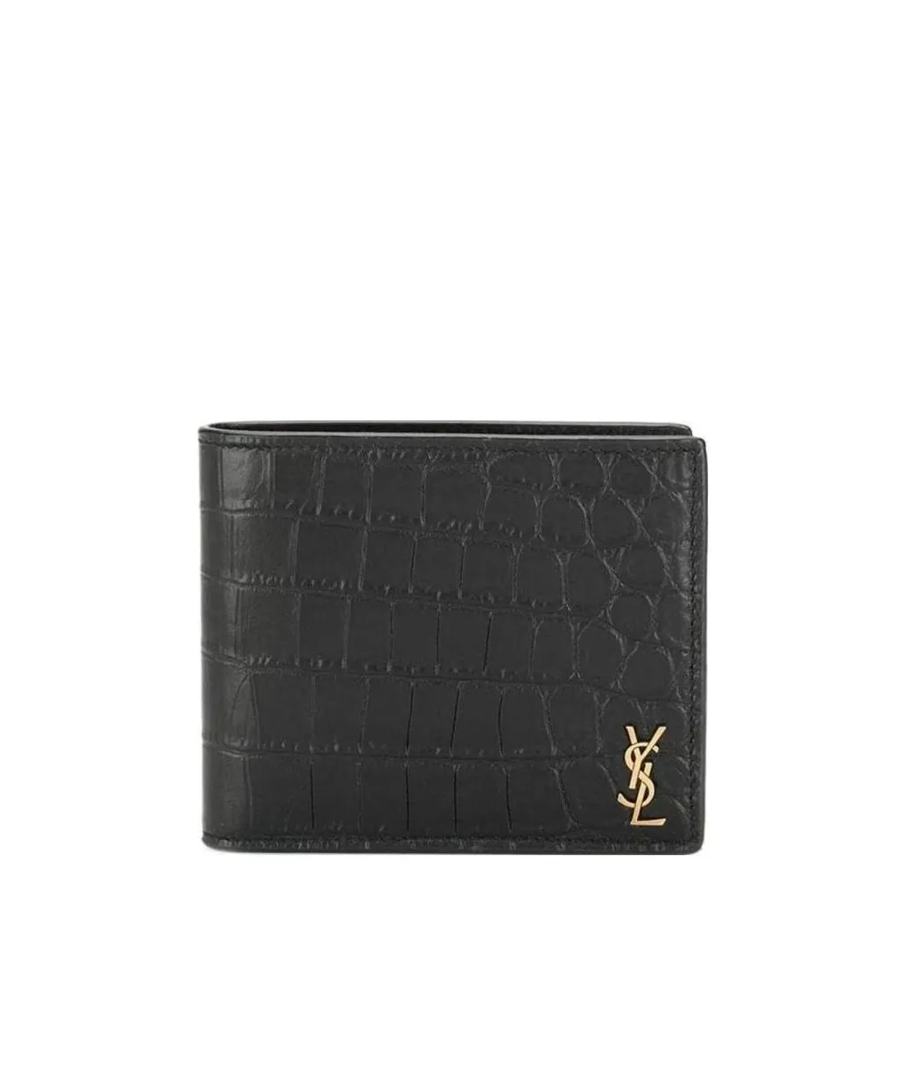 Saint Laurent Tiny Monogram East/West Wallet