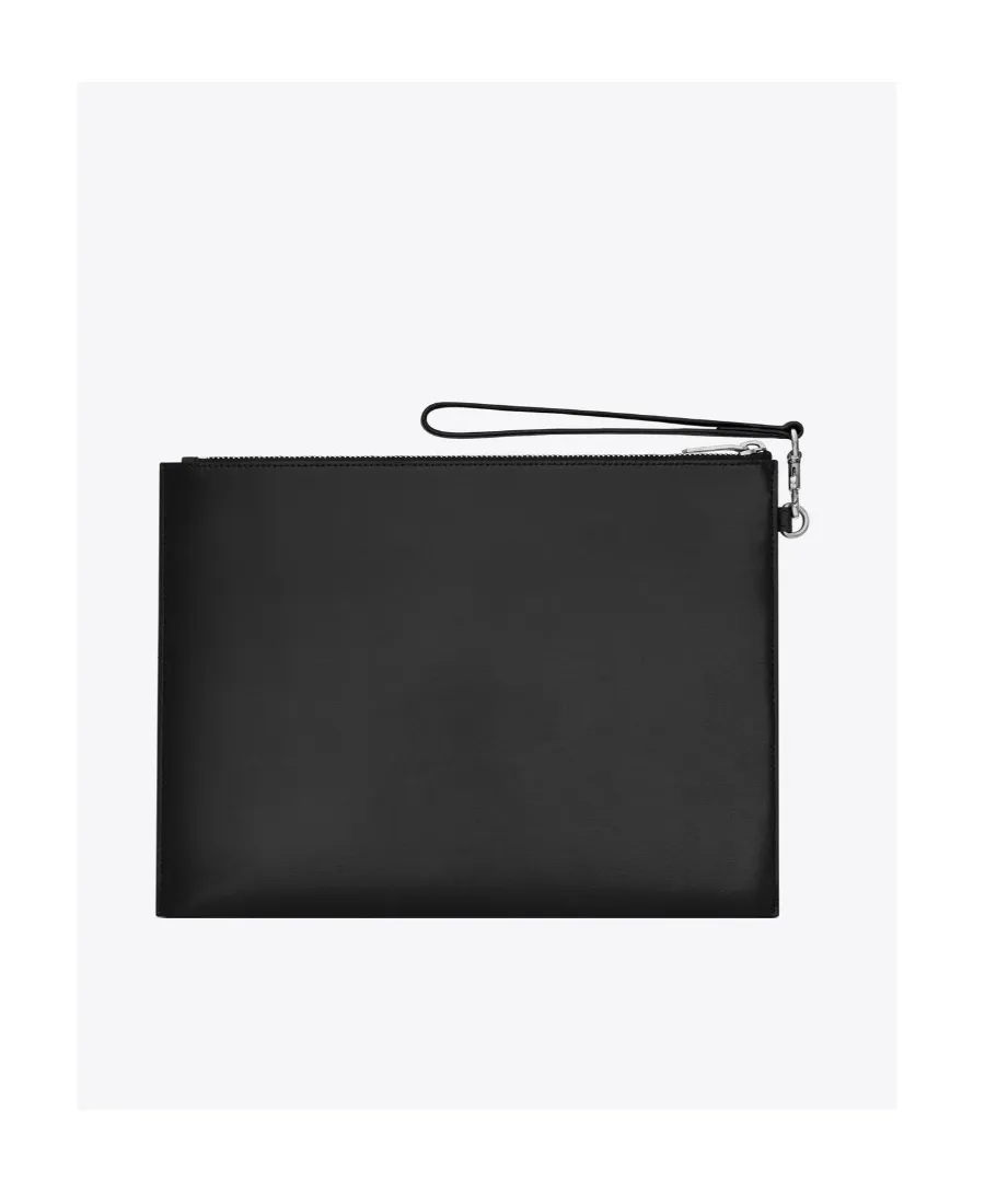 Saint Laurent Tiny Monogram Zipped Clutch Bag