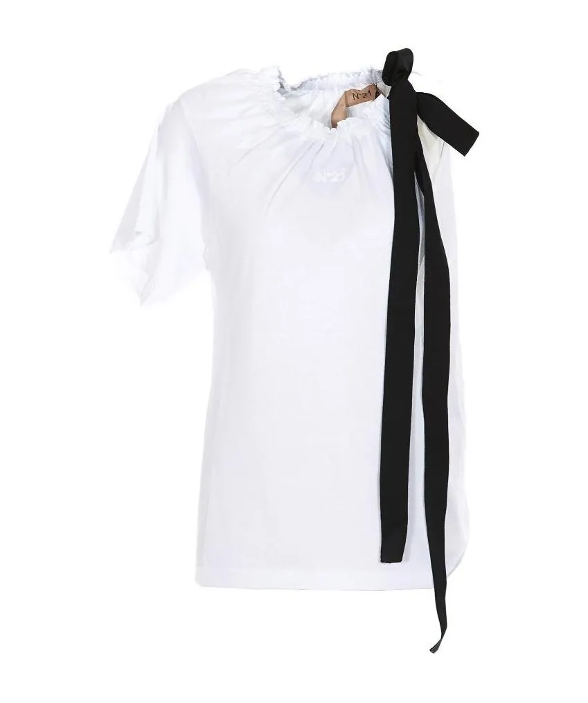 Ruffle Detail T-Shirt