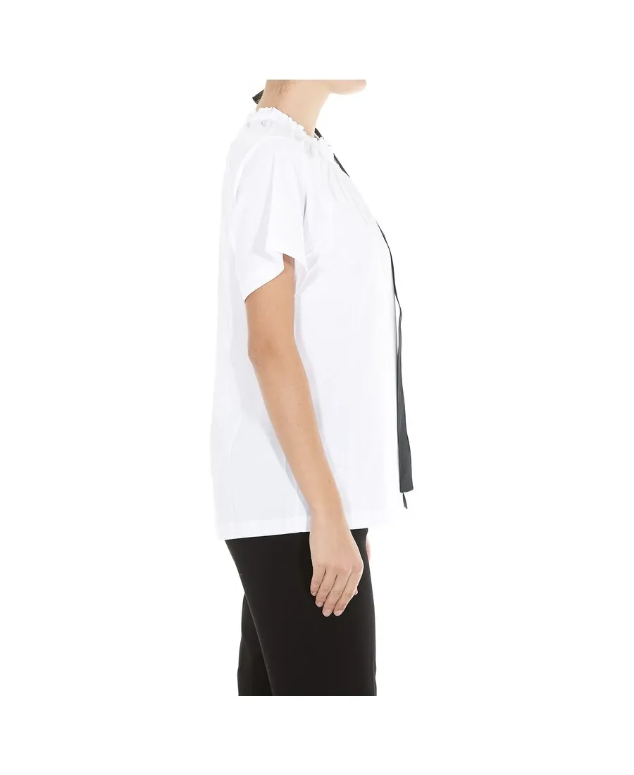 Ruffle Detail T-Shirt
