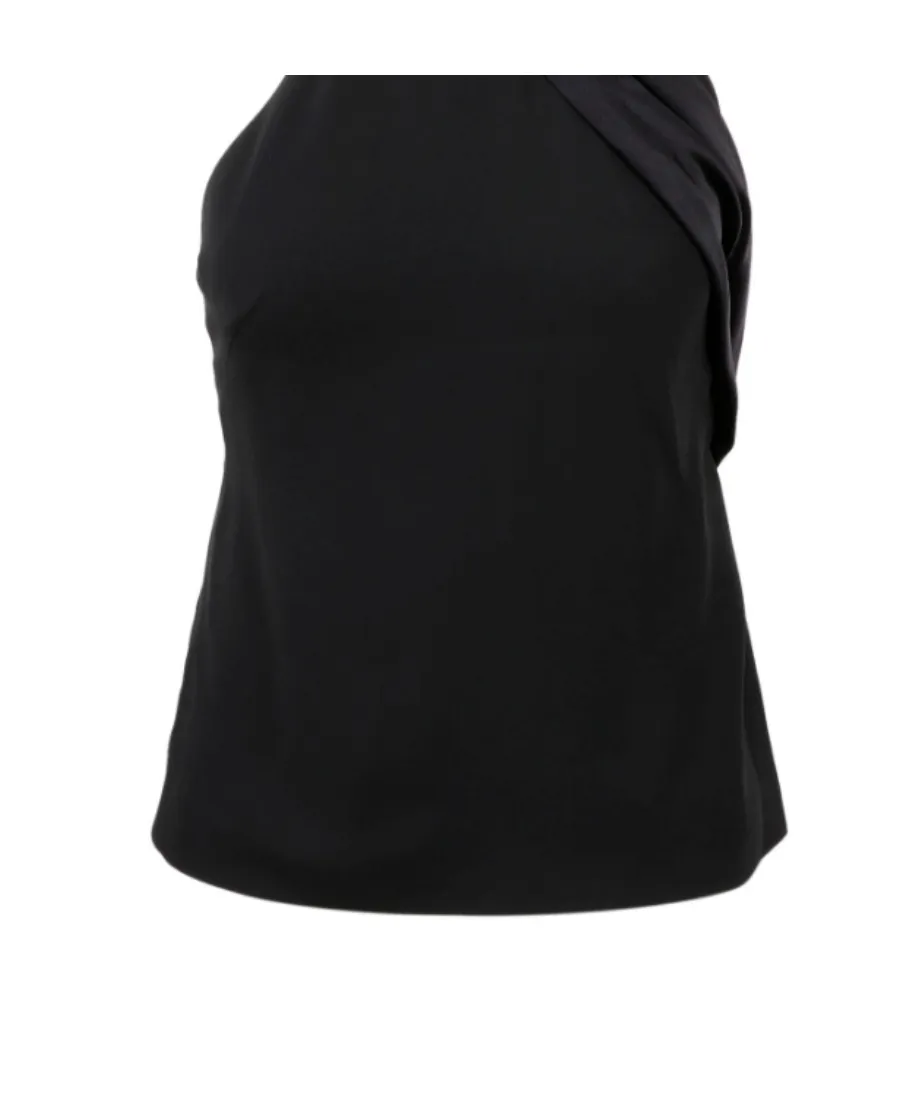 Twist-Detail Halterneck Top