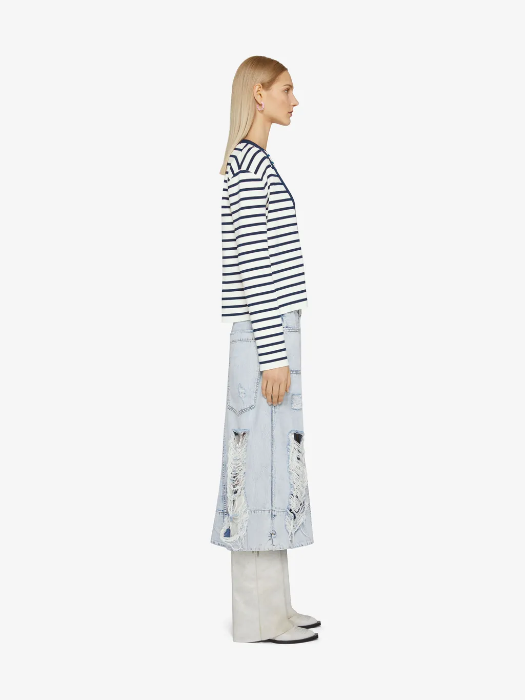 Sailor Cardigan In Cotton