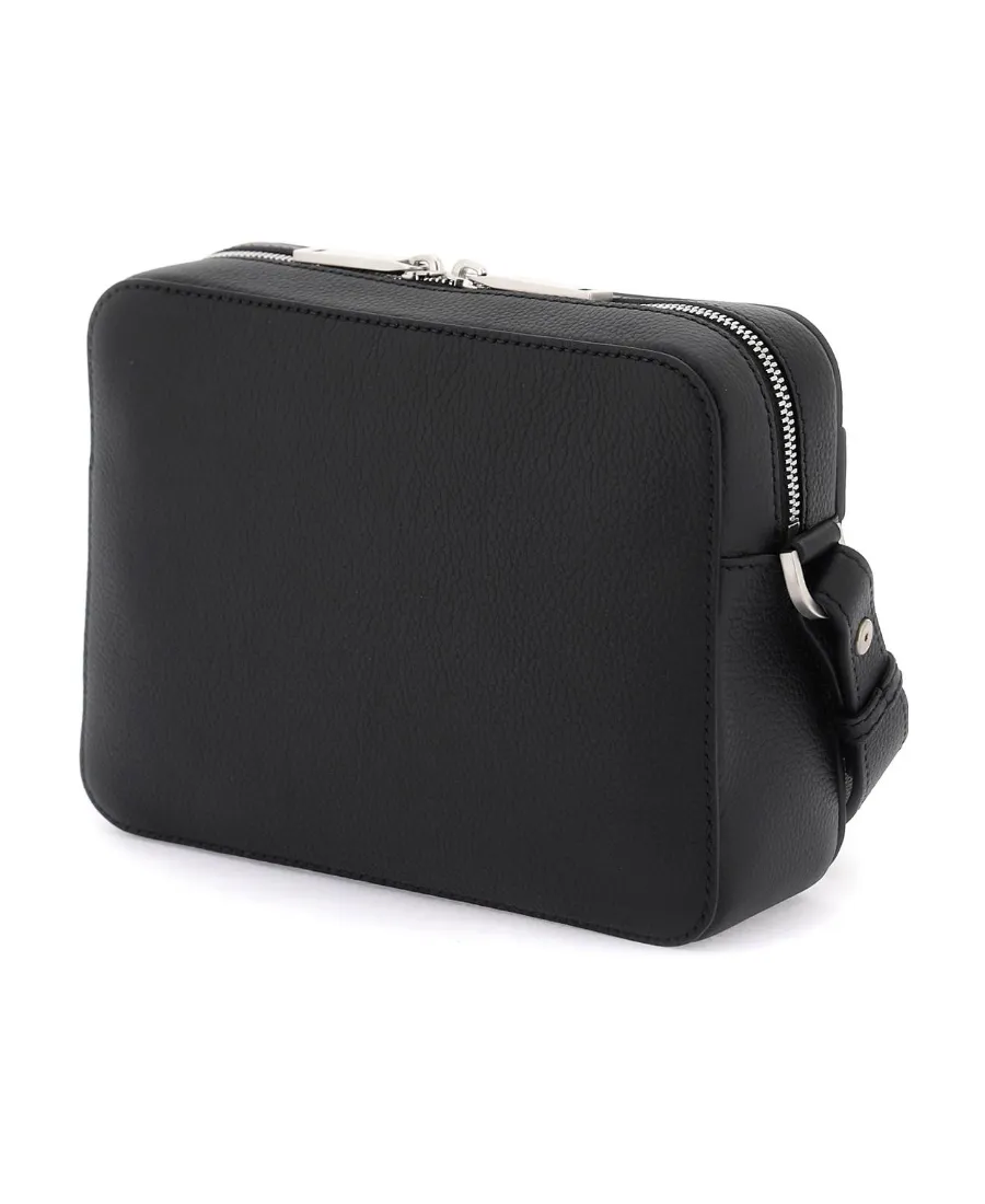 Logo Zipper Shoulder Bag