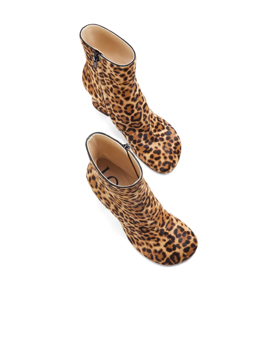 Calle Bootie In Hairy Calfskin