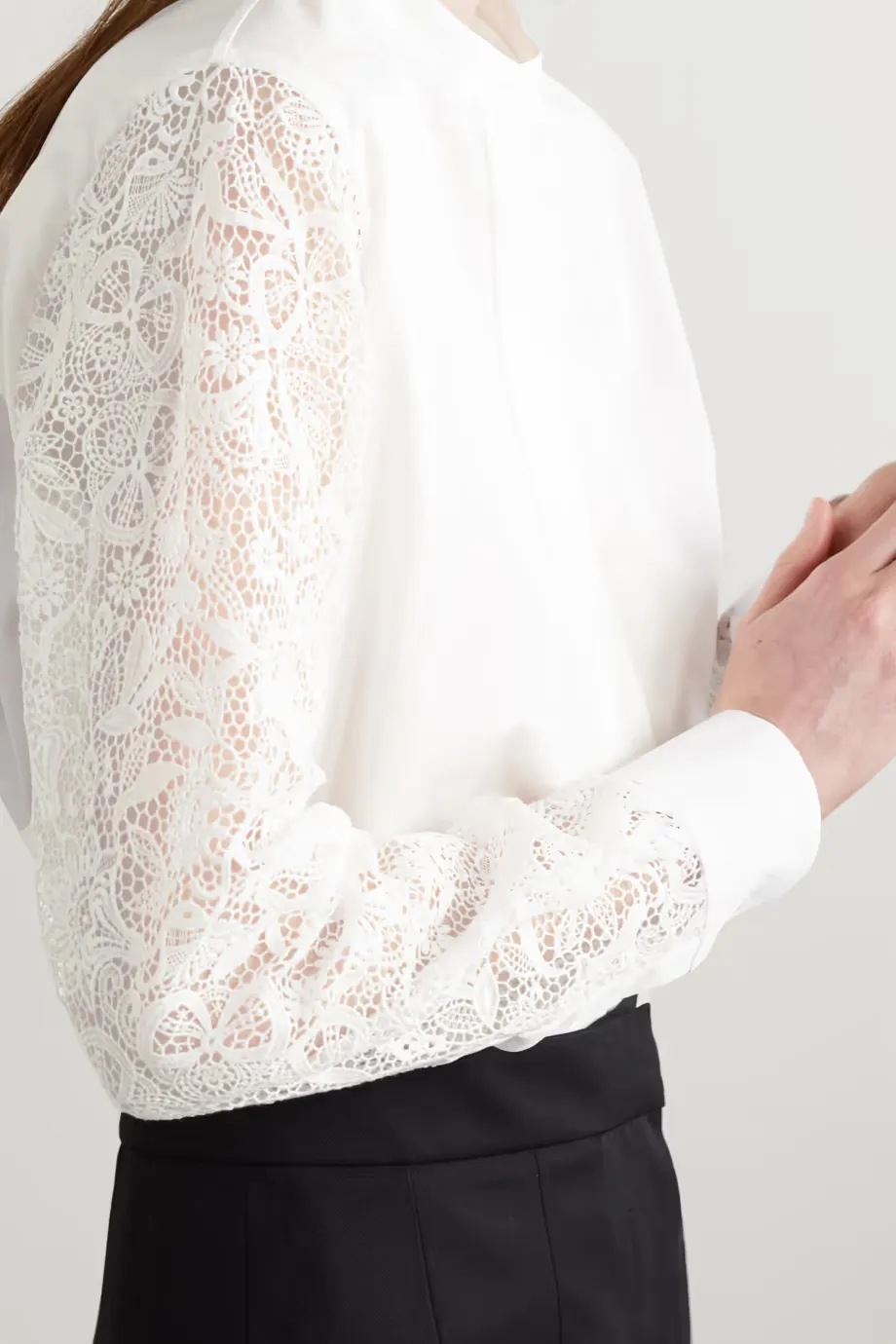 Ide Lace Stitching Blouse