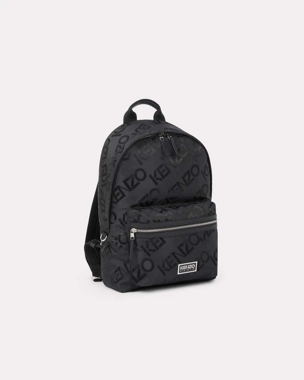 Kenzo Logo Jacquard Zipped Backpack