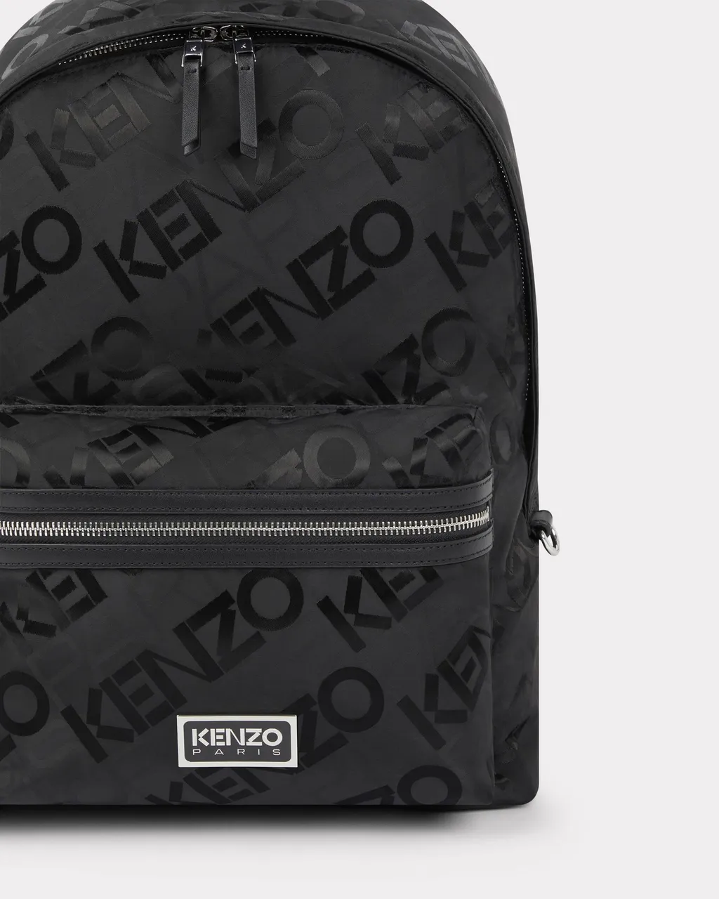 Kenzo Logo Jacquard Zipped Backpack